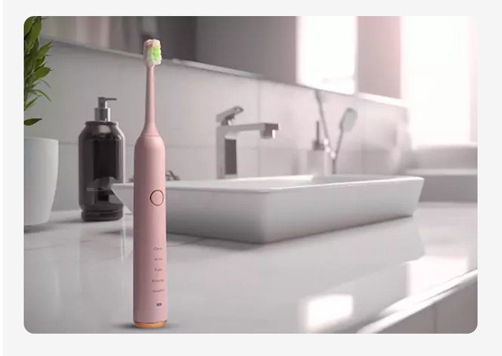 elegantná sonická kefka